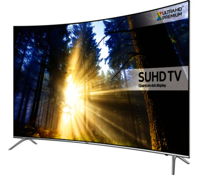 SAMSUNG  UE43KS7500 Smart 4k Ultra HD HDR 43  Curved LED TV